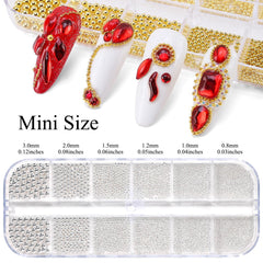 Fokostar gold bead close-up highlighting texture and shine for refined nail accents