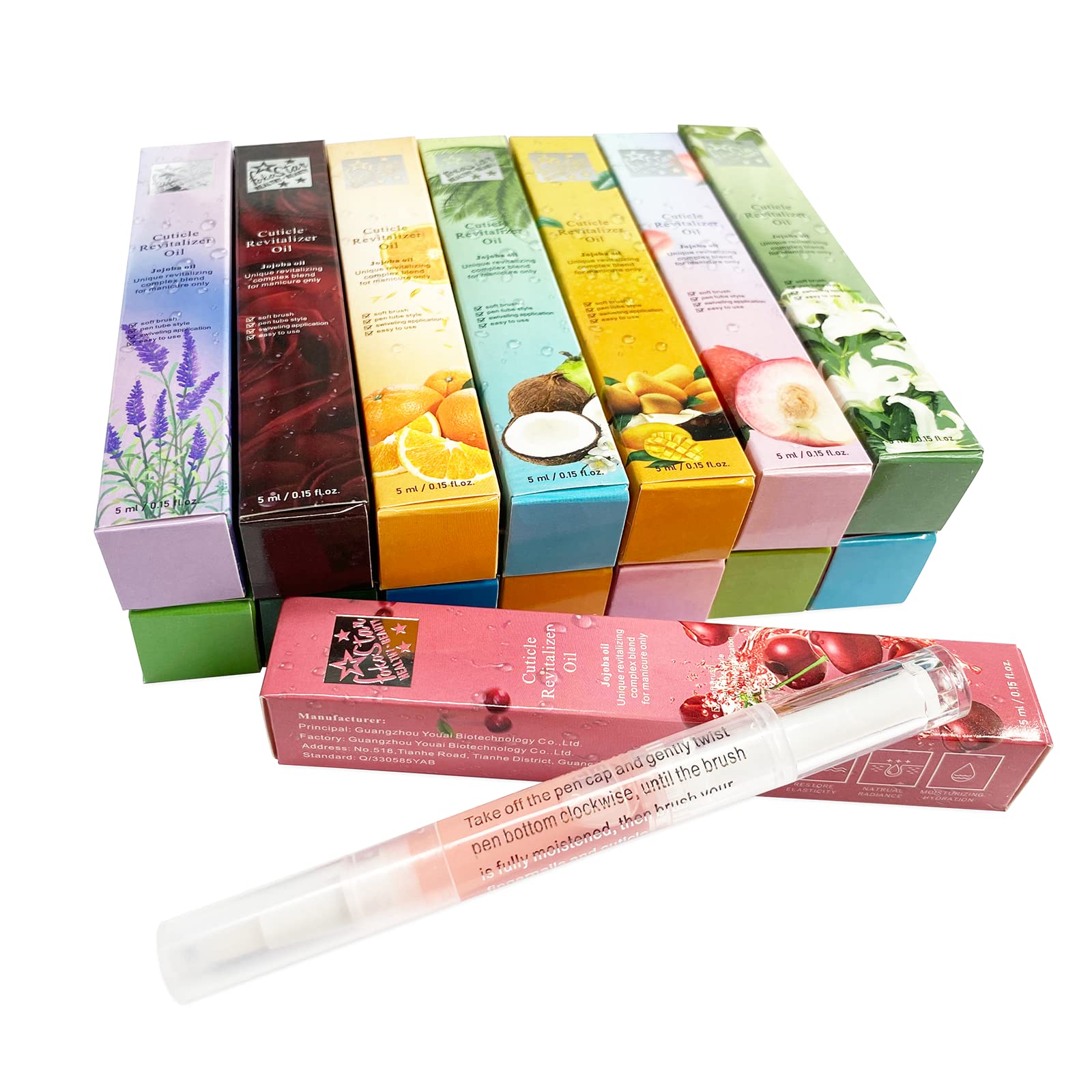 Fokostar lifestyle manicure scene with person applying oil to cuticles for softer, healthier-looking nails