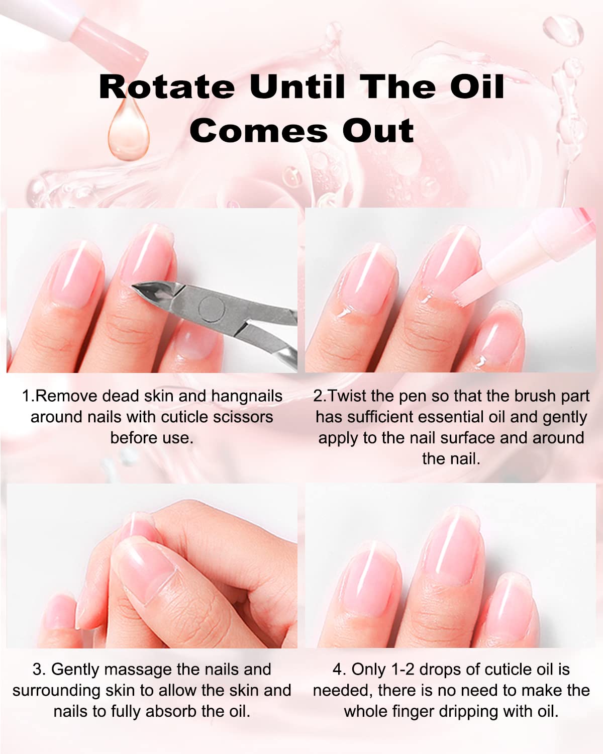 Fokostar oil texture on fingertip illustrating lightweight fast absorption benefit