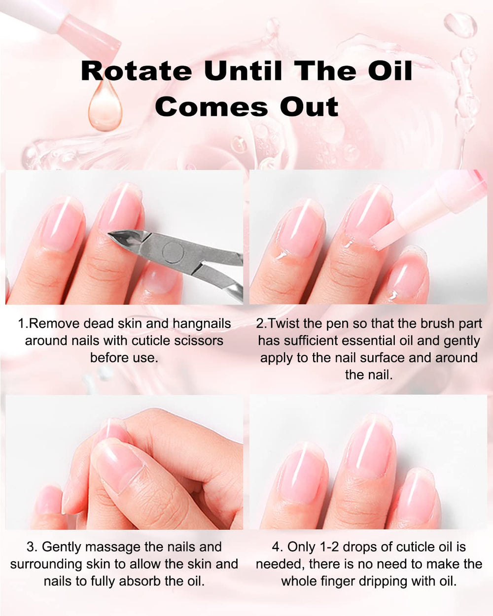 Fokostar oil texture on fingertip illustrating lightweight fast absorption benefit