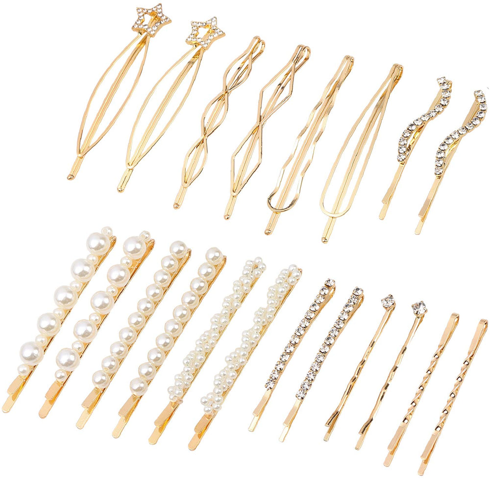 Folansy front display of mixed barrettes showing variety and styling options