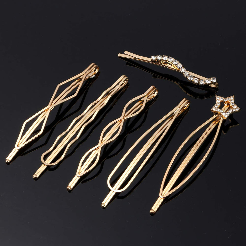 Folansy metal clip rhinestone detail showing sparkle and elegant finish