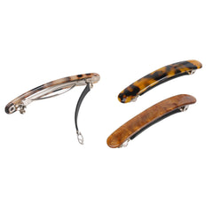 Folansy metal spring clasp detail, secure grip for medium to thick hair benefit