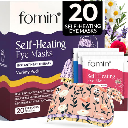 FOMIN front packaging showing 20-pack and variety scents for travel comfort