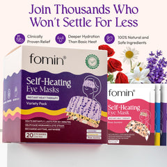 FOMIN bedside scene with mask and candle suggesting restful nighttime routine
