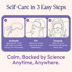FOMIN mask in hand showing size and easy single-use convenience
