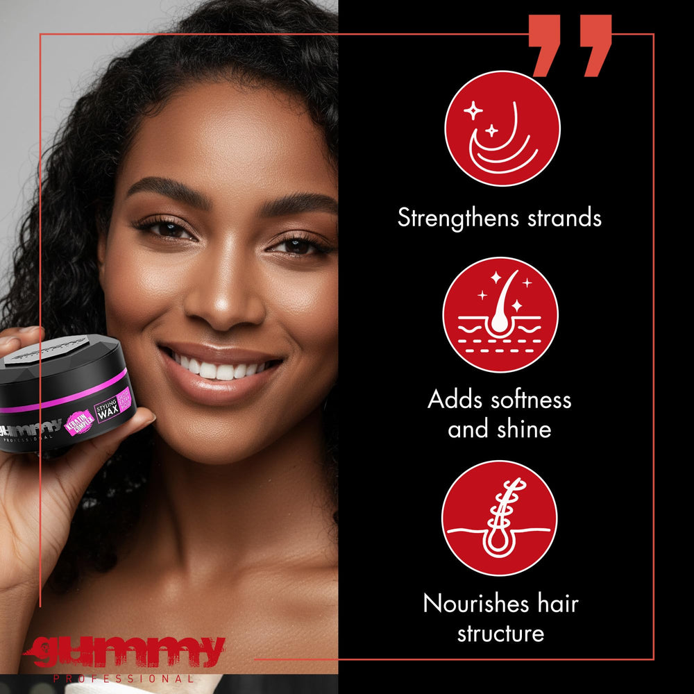 fonex gummy close-up of cream consistency offering flexible-hold benefit