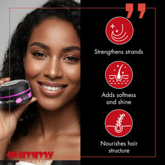 fonex gummy close-up of cream consistency offering flexible-hold benefit