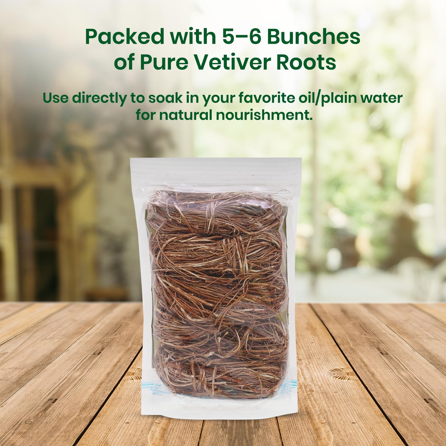 Foodherbs pack unzipped to display resealable zip-lock that preserves potency