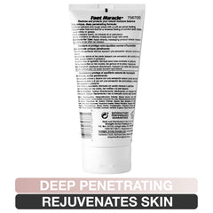 Foot Miracle tube next to ruler and label highlighting manufactured in USA