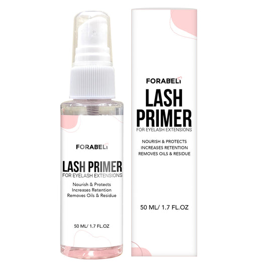 FORABELI bottle front view showing professional primer branding and salon-ready size