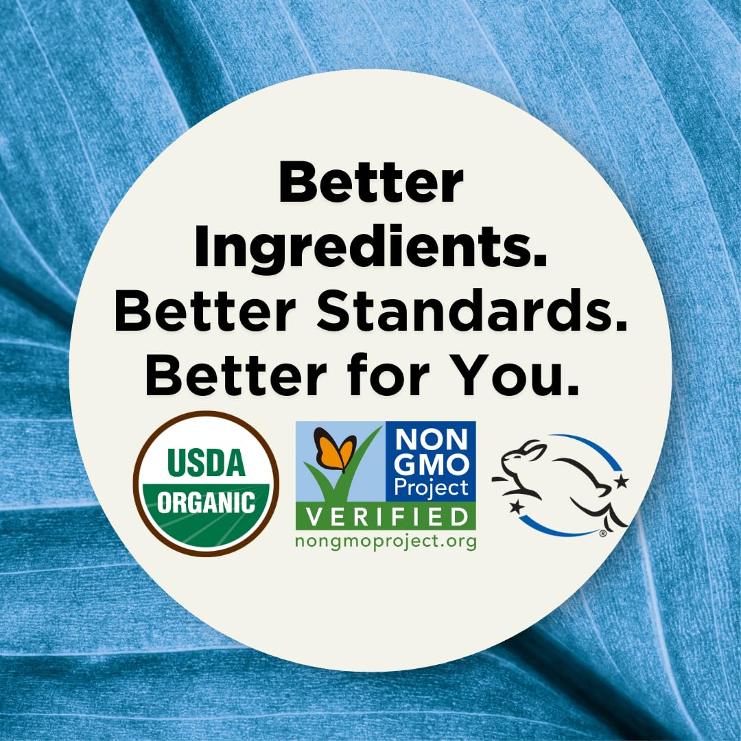 Forces of Nature label with USDA and cruelty-free seals showing trust signals