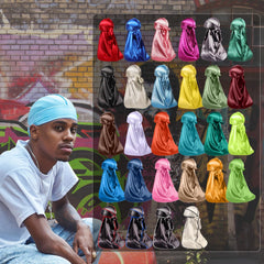 ForceWave piled four durags stacked to show set quantity and durable finish