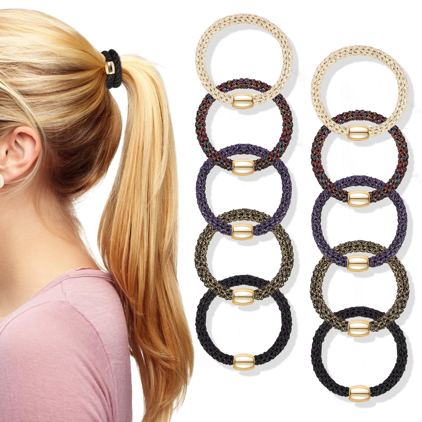 forenee black band on light hair showing contrast and gentle, damage-minimizing hold