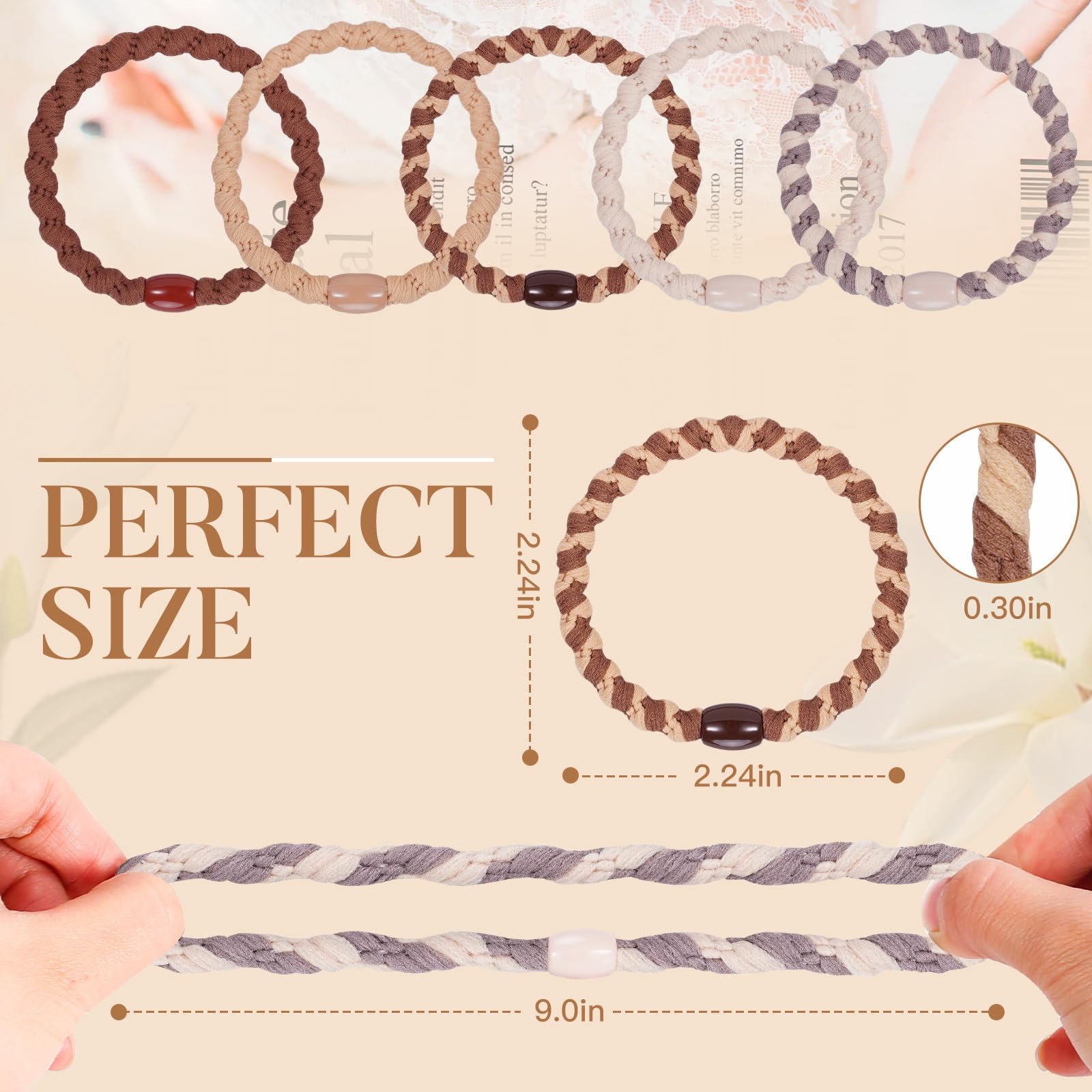 forenee multiple bands stacked to show color variety and durability