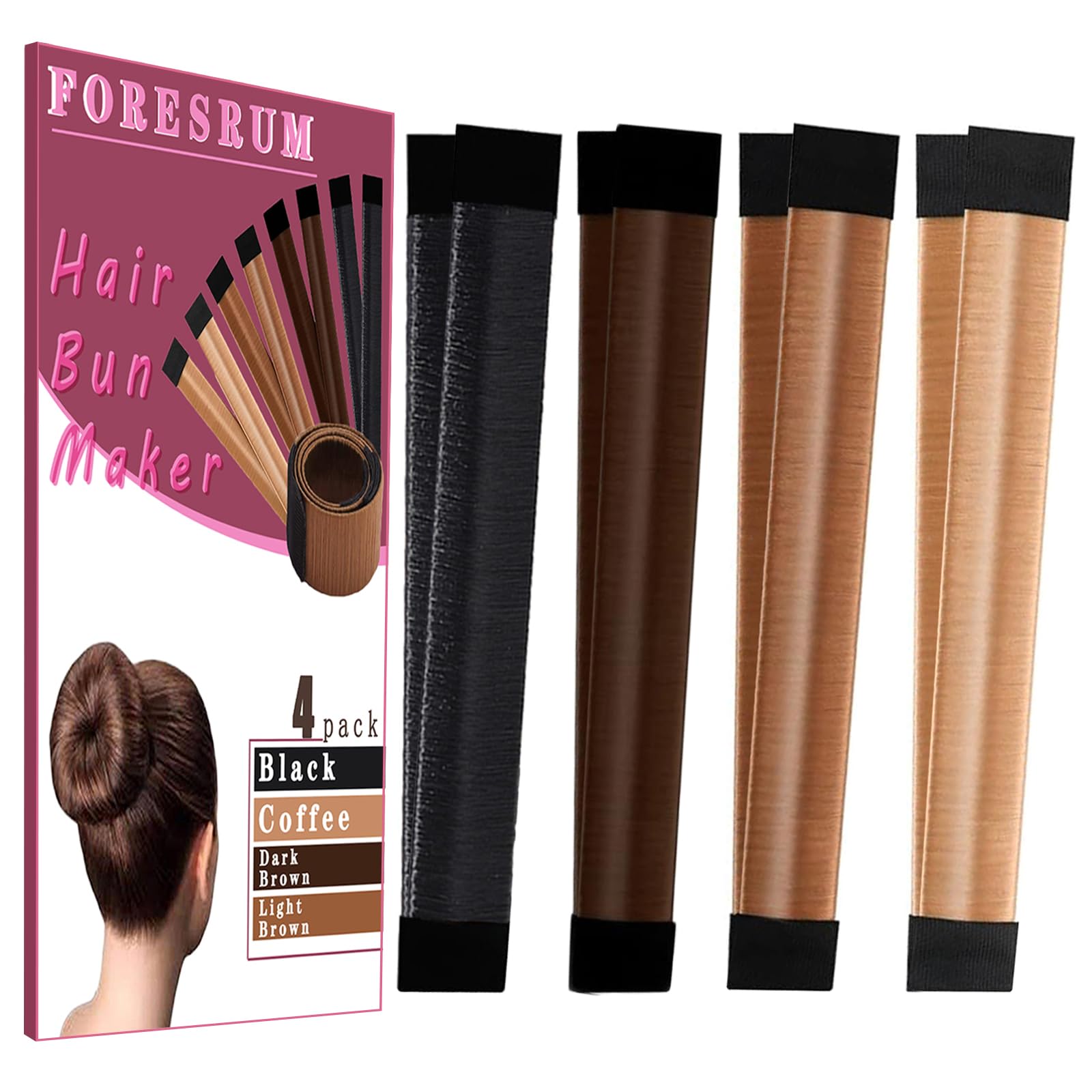 FORESRUM front packaging showing four bun makers and clear usage benefit