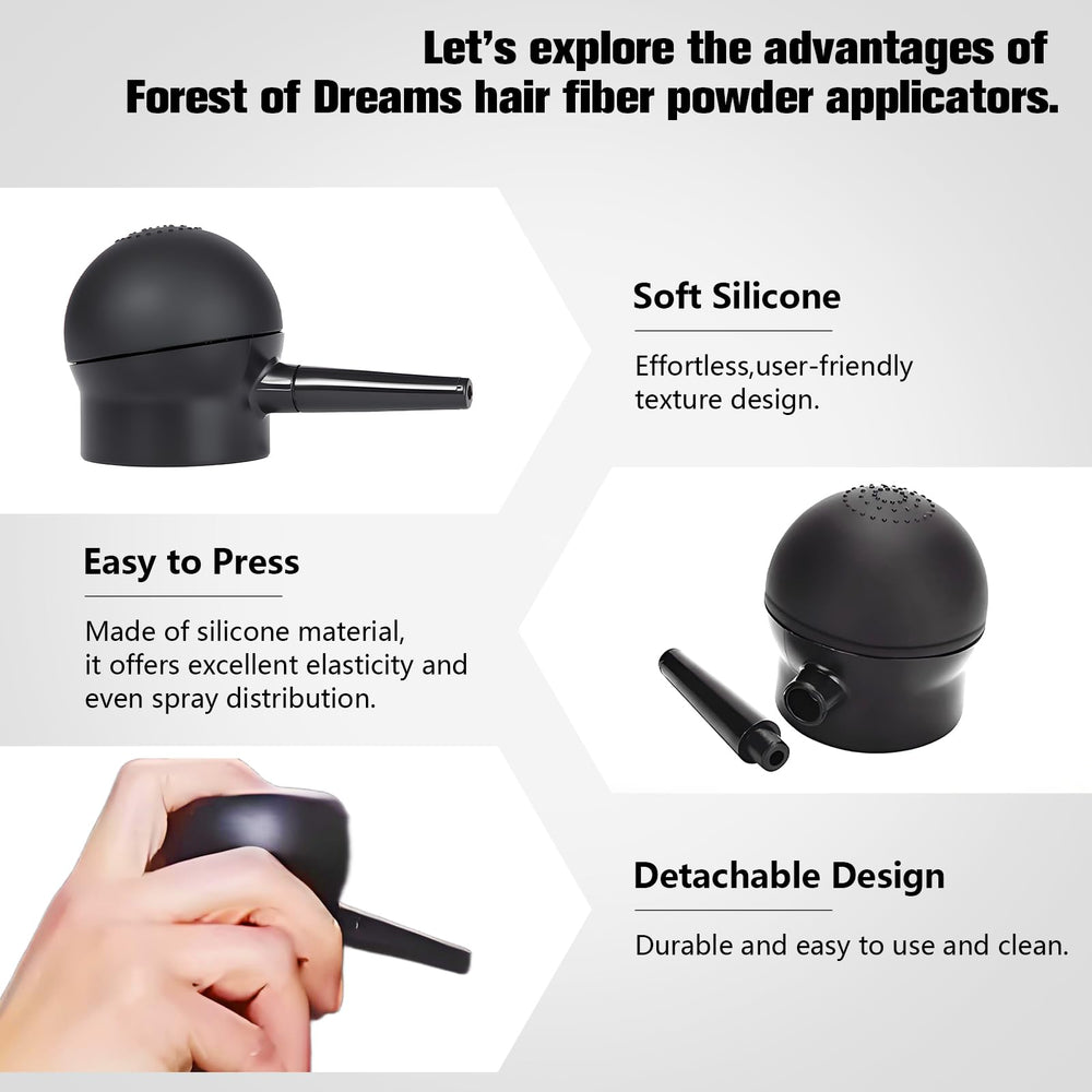 Forest of Dreams applicator staged on bathroom counter showing tidy application benefit