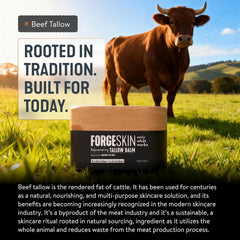 Forge Skin tin on bathroom vanity in lifestyle scene for daily routine benefit