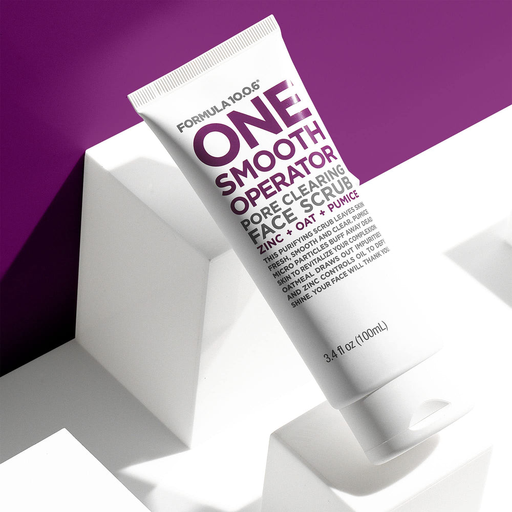 FORMULA 10.0.6 before and after skin texture comparison showing visible smoothing benefit