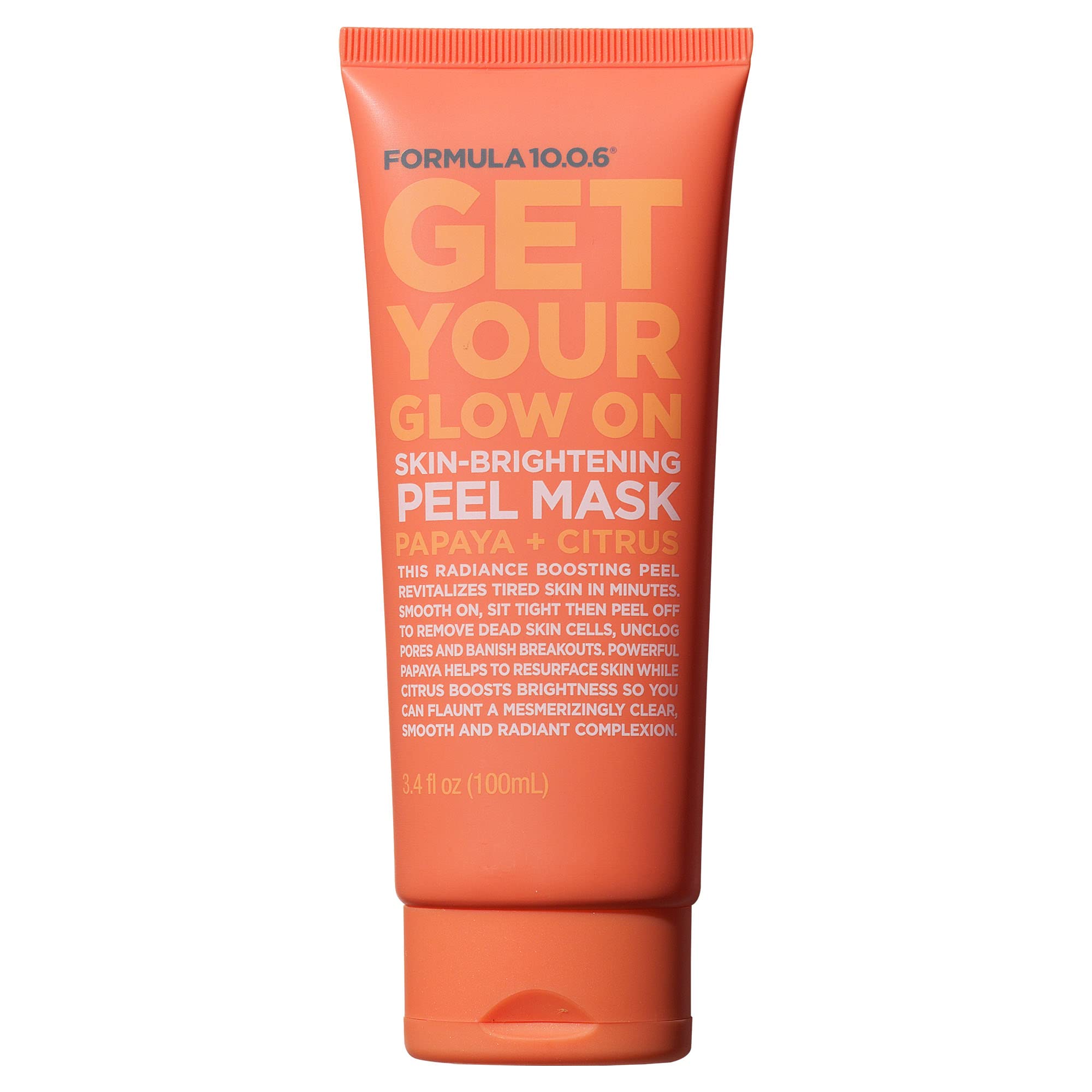 FORMULA 10.0.6 front packaging showing product and benefit of glow