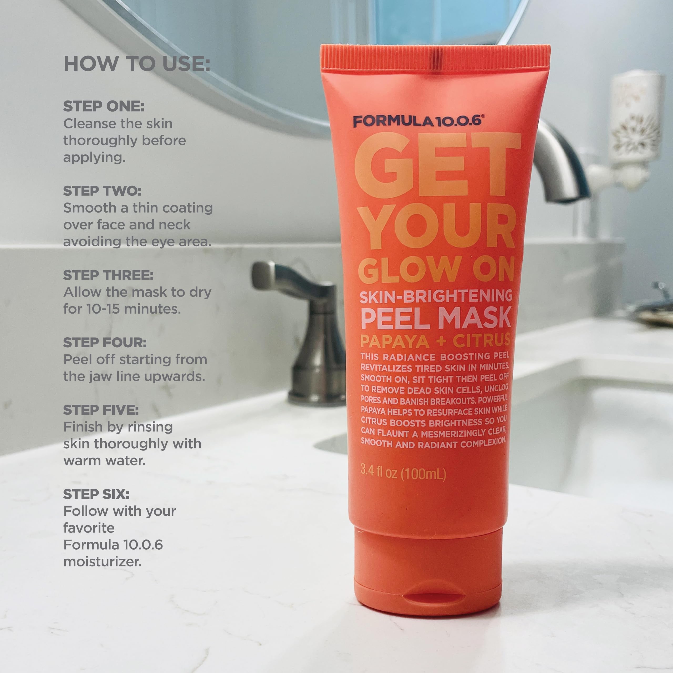 FORMULA 10.0.6 peeling off to show removed impurities and clarity