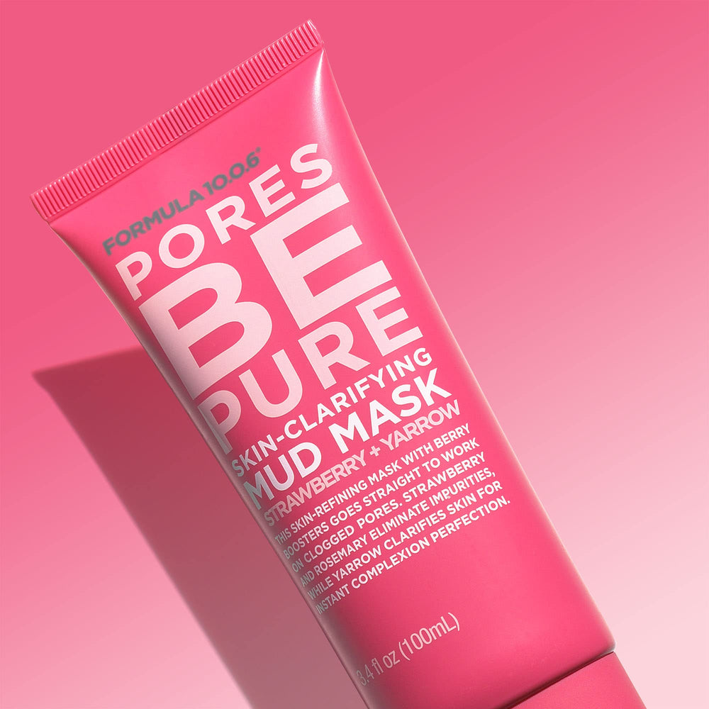 FORMULA 10.0.6 styled in bathroom setting showing at-home skincare routine