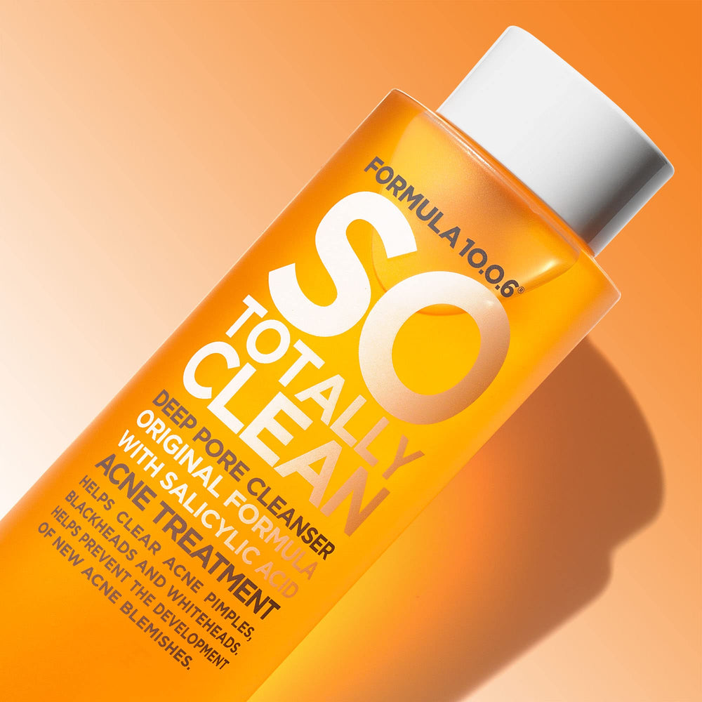 FORMULA 10.0.6 paired with moisturizer displaying balanced skincare results
