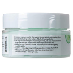 ForPro applying cream to heel, demonstrates targeted moisturization for cracked skin