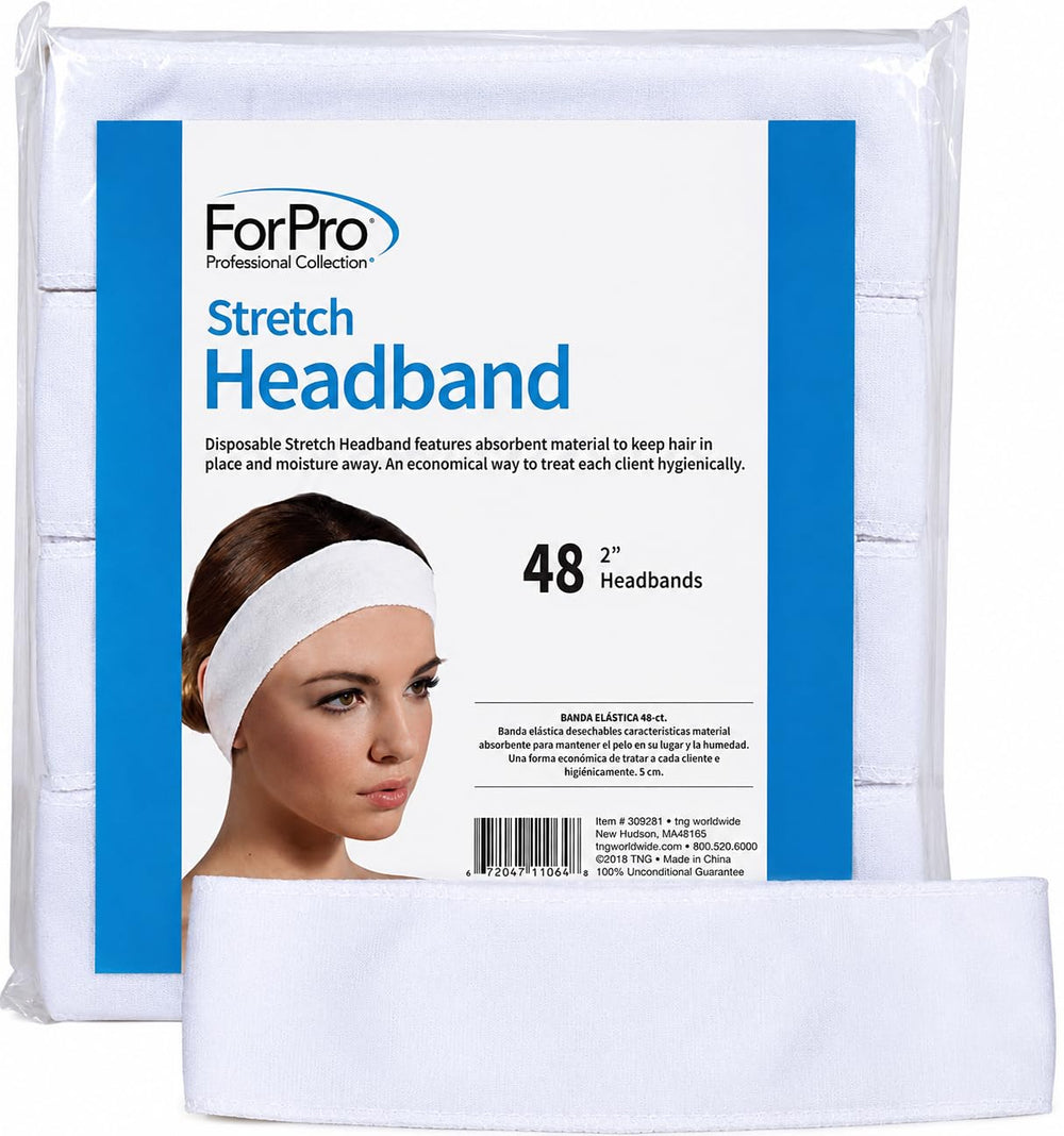 ForPro front packaging showing 48-count headbands and clear branding for quick restock