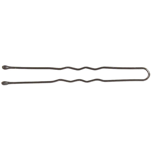 ForPro hair pin close-up of crimped shaft and ball tip demonstrating secure gentle hold