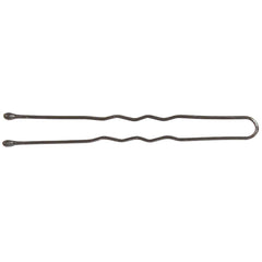 ForPro hair pin close-up of crimped shaft and ball tip demonstrating secure gentle hold