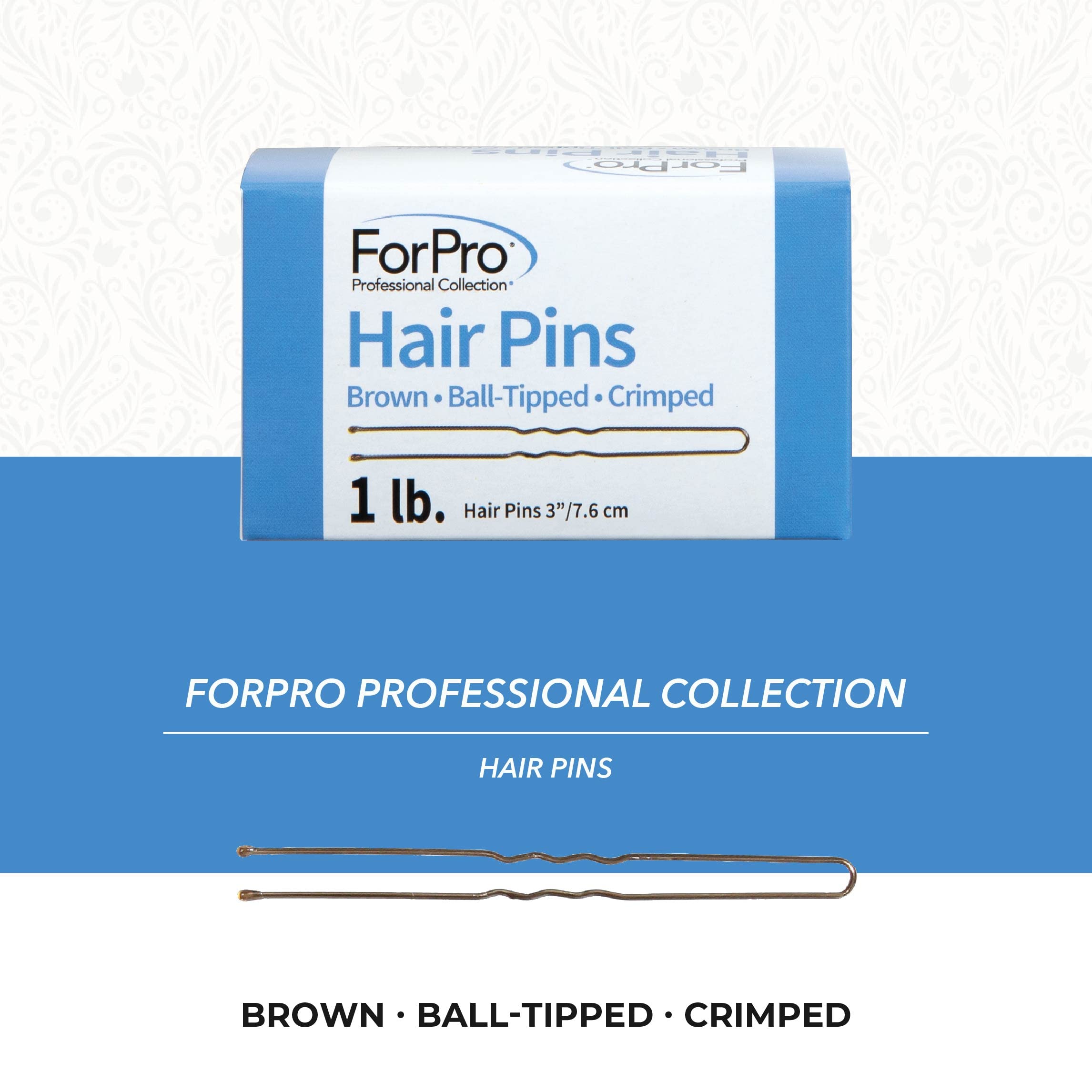 ForPro pins held in hand showing 3-inch length and secure reach
