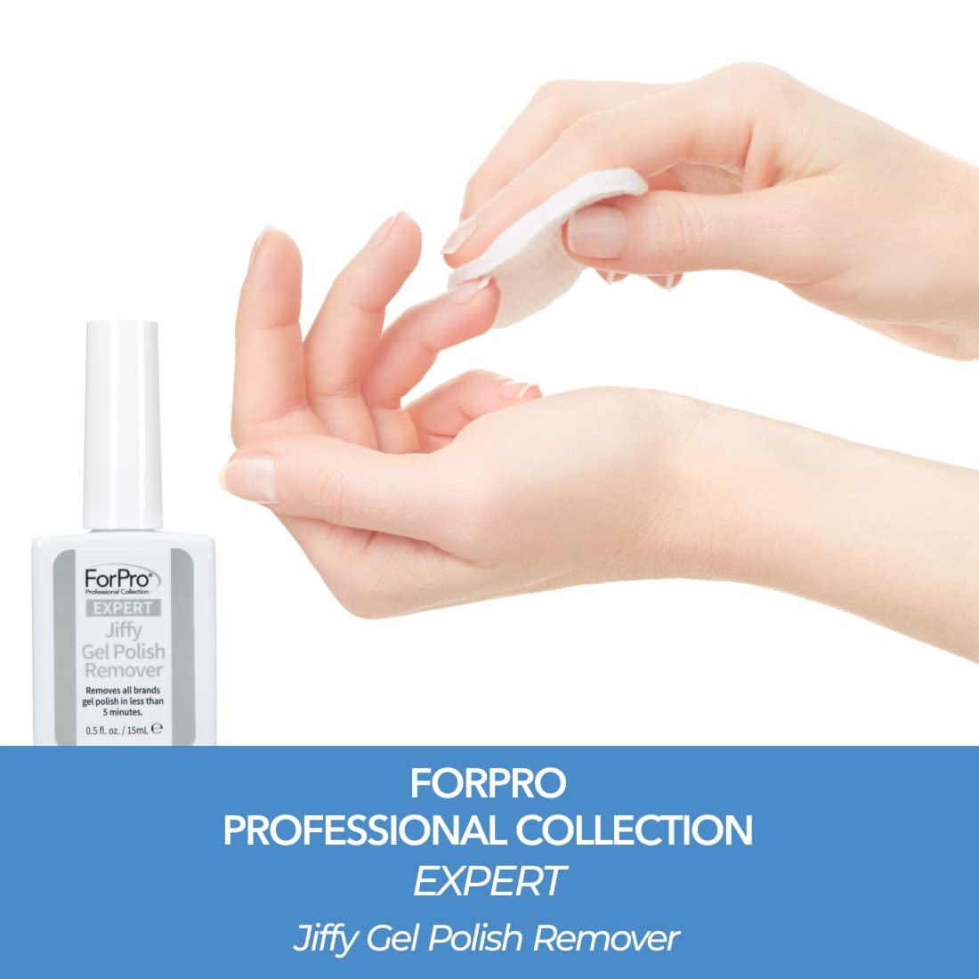 ForPro close-up of remover texture showing fast-acting consistency benefit
