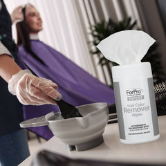 ForPro wipes on salon counter illustrating quick cleanup and professional benefit