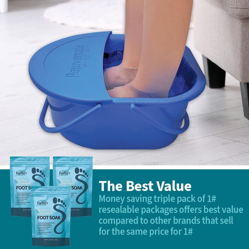 ForPro spa-style setting with towel and jar to convey relaxing routine
