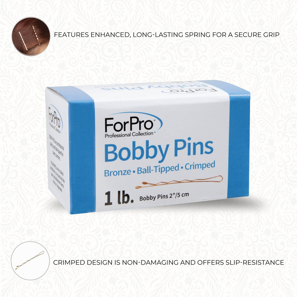 ForPro pins securing an updo demonstrating strong, discreet hold
