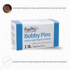 ForPro pins securing an updo demonstrating strong, discreet hold