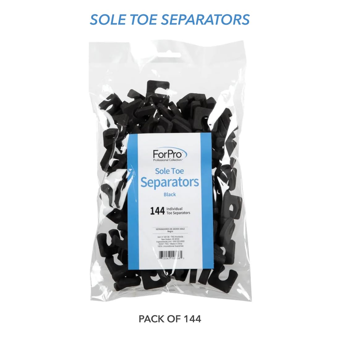 ForPro single separator close-up showing soft foam and precise fit benefit
