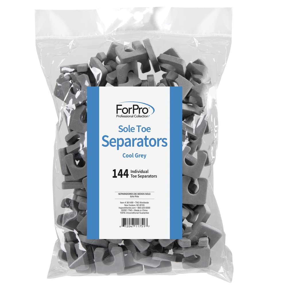 ForPro cool grey box front view showing 144-count and convenient storage benefit