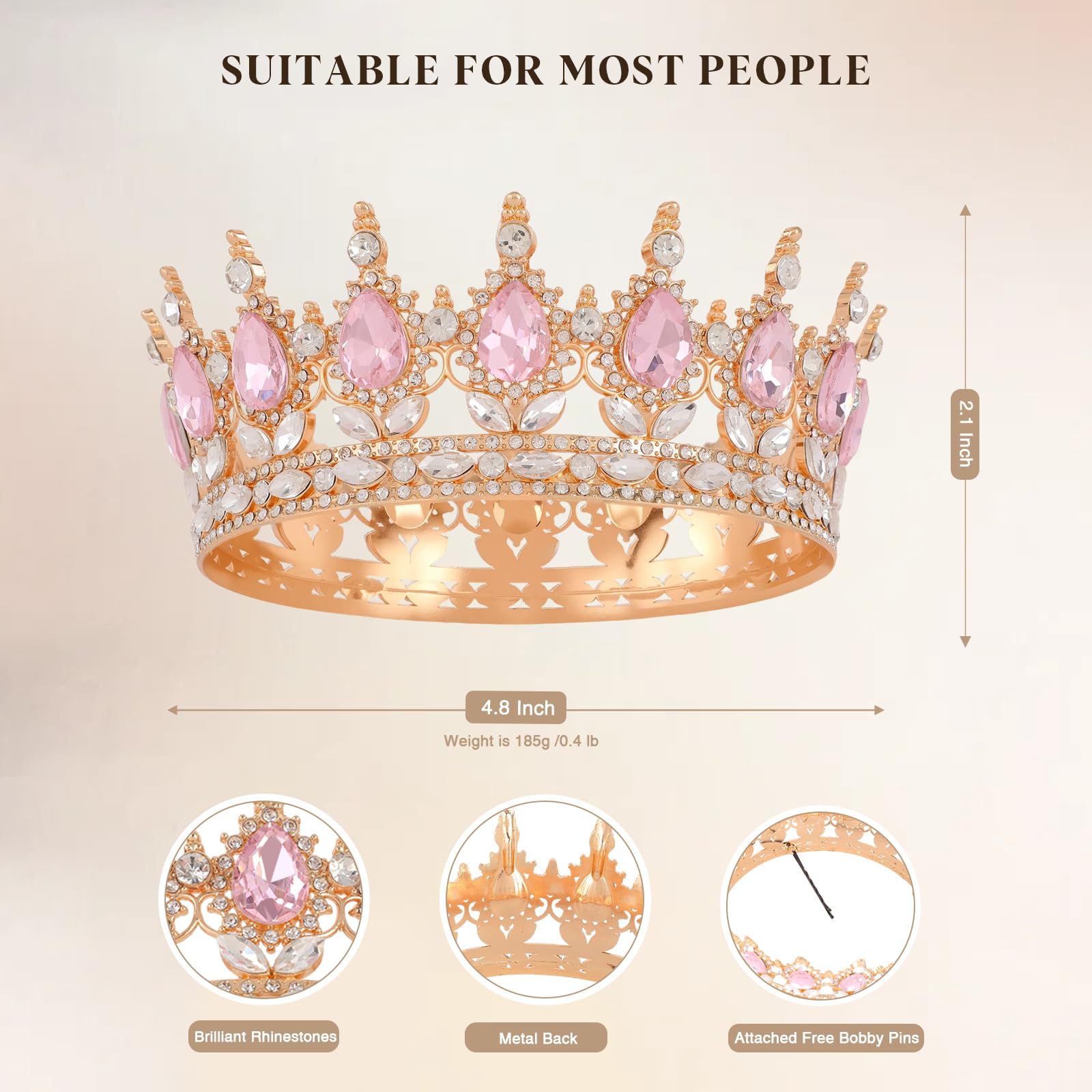FORSEVEN crown in a wedding ceremony setting showing photogenic elegance benefit