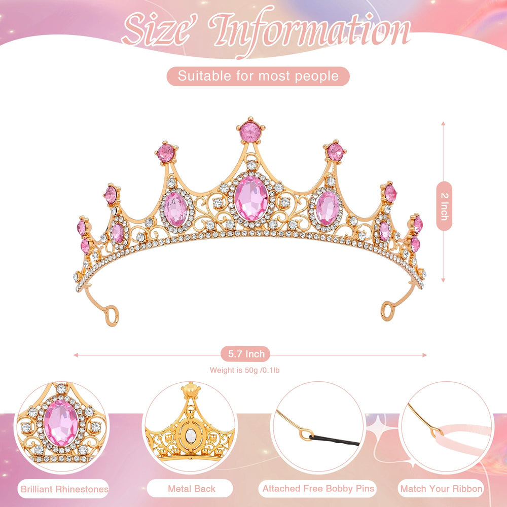 FORSEVEN tiara packaging with included bobby pins for secure wear