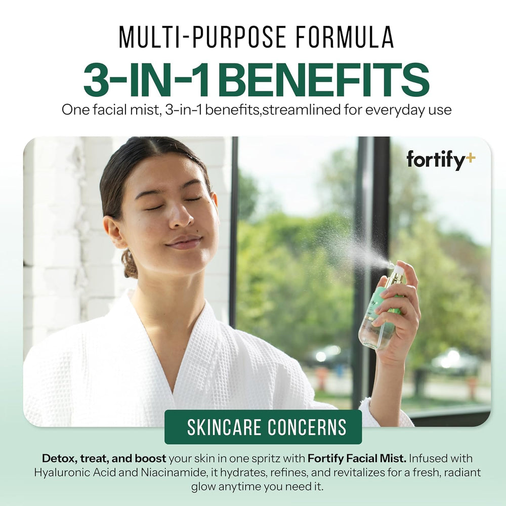 Fortify Skincare texture shot emphasizing lightweight formula and instant hydration