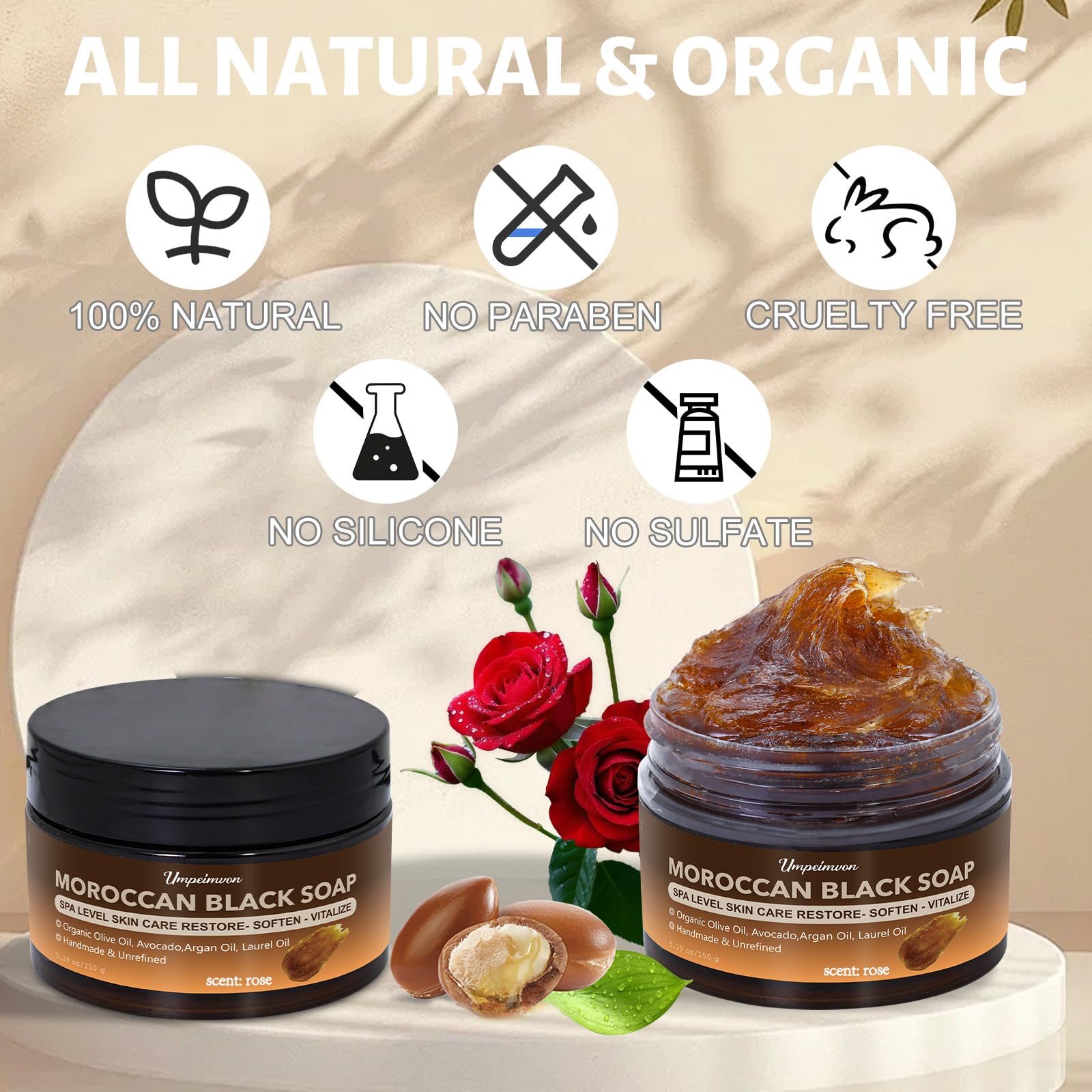 forvirness spa scene with towel and roses showing calming scent