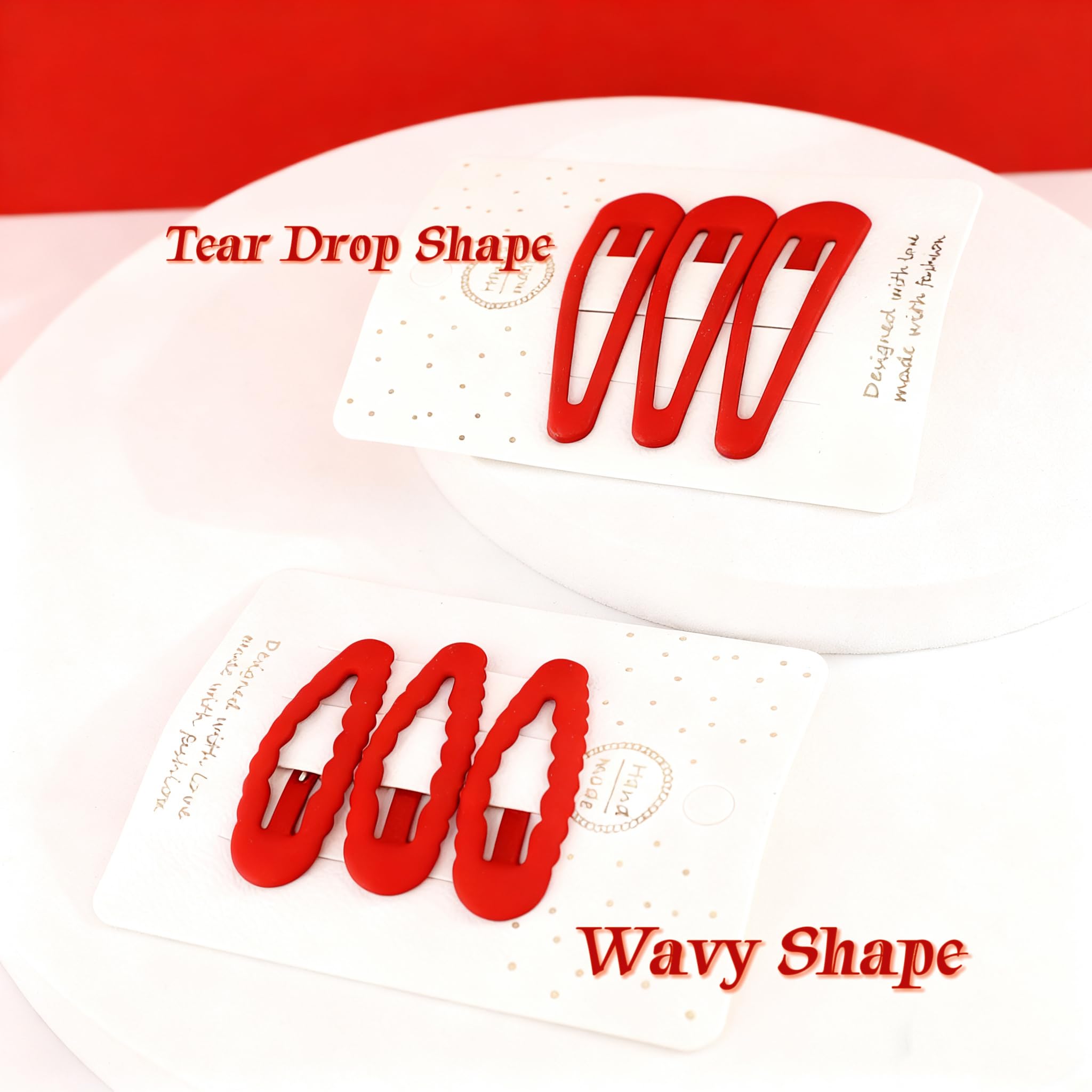 Fosrisix wavy barrette close-up highlighting metal texture and secure grip benefit