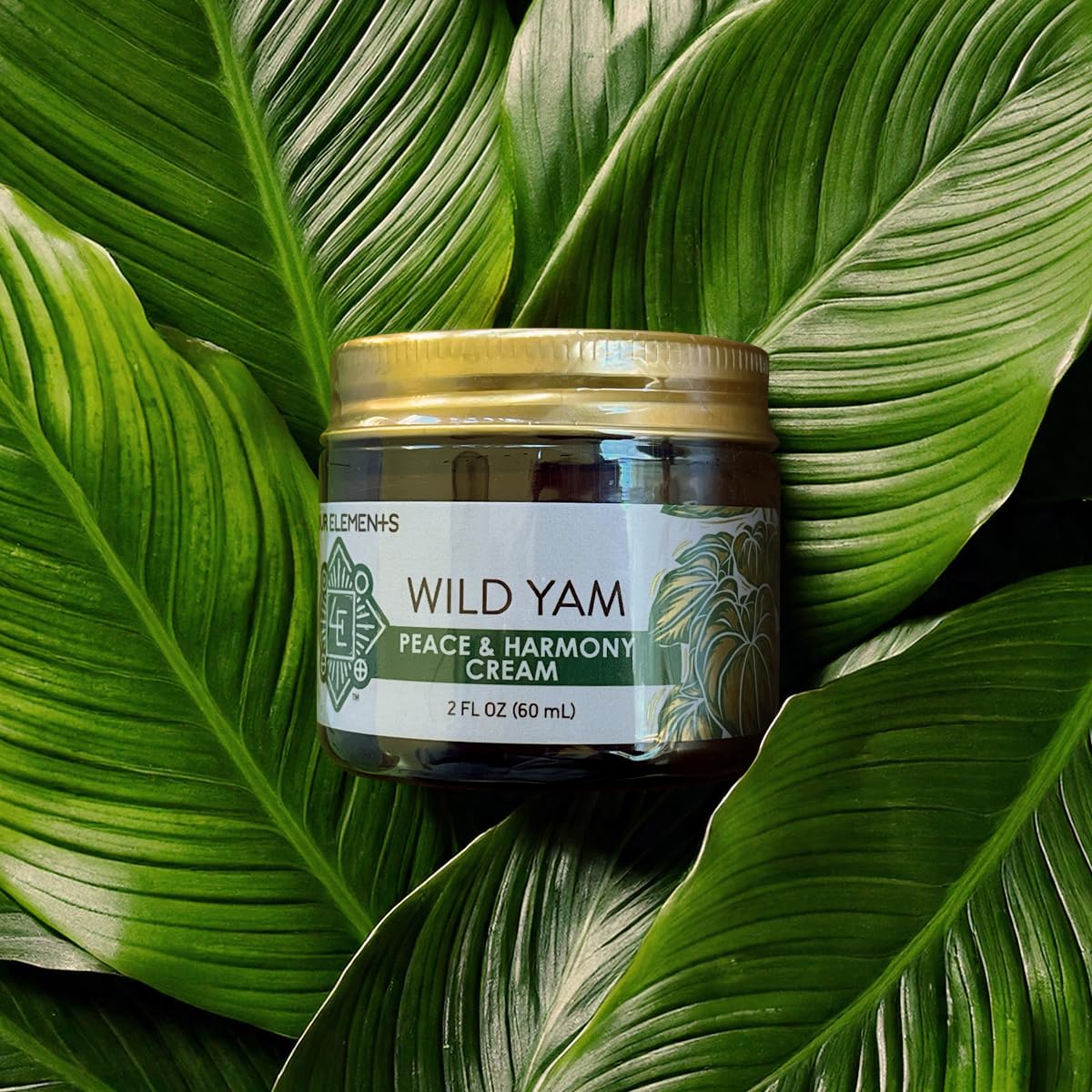 Four Elements 4E eco-friendly box and jar packaging emphasizing responsible sourcing