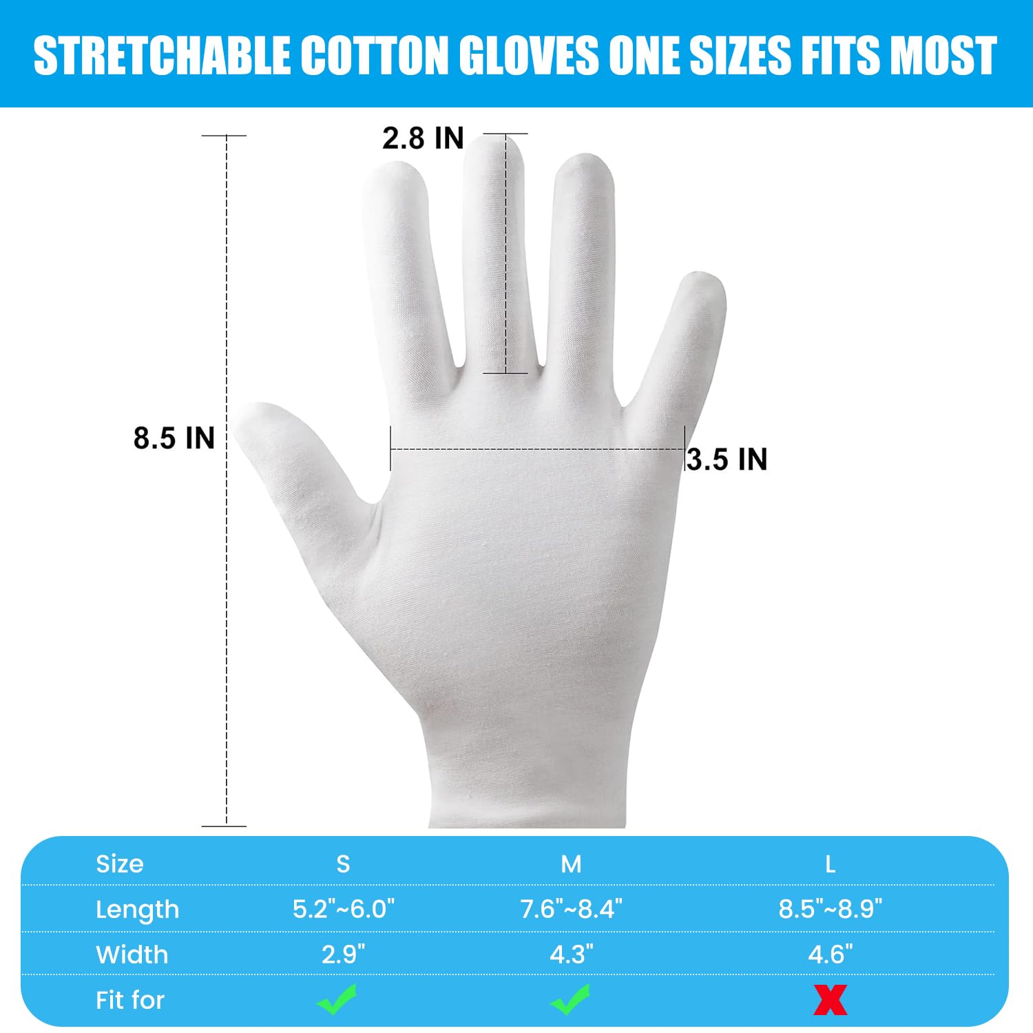 FourSeas gloves handling jewelry for fingerprint-free inspection