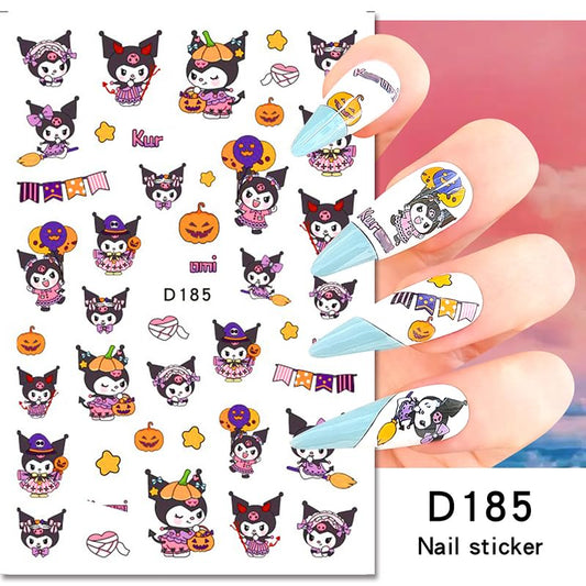 Foweso closeup pattern detail highlighting crisp cartoon lines and vivid purple contrast