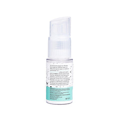 FoxyBae Beach Whisper next to everyday items showing portable 1.3 oz convenience