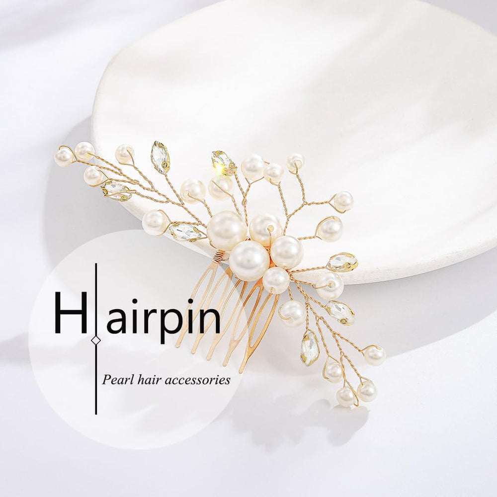 Foyte hairpiece styled with veil showing seamless coordination and balance