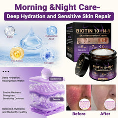 Fqwrus applying cream from jar to skin demonstrating easy application